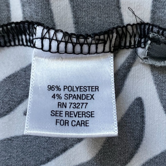 Dana Buchman Black and White Dress‎ Size: Large - Picture 7 of 8